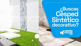 Césped Sintético Decorativo 🤩 La mejor opción para decorar tus espacios [upl. by Ahsinor]