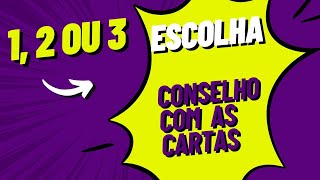 CONSELHO COM AS CARTAS [upl. by Ayoted]