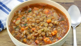 The Best Lentil Soup Recipe [upl. by Sancho]