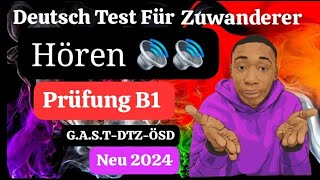 Prüfung B1 GAST DTZ B1 Hören 14 Neu 2024deutschgermanlanguage [upl. by Suravart597]