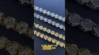 139 amp Up Natural Diamond Or Moissanite 3mm Tennis Chains amp Bracelets Illusion Miracle Set [upl. by Ivett]