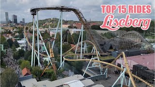 Top 15 Rides at Liseberg [upl. by Rawdan]