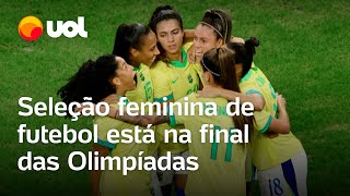 Brasil vence Espanha por 4 a 2 e terá Marta na final do futebol feminino das Olimpíadas 2024 [upl. by Erdei]