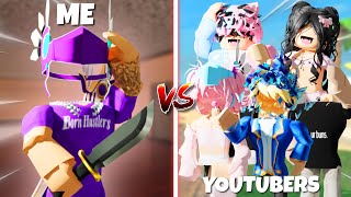 I DMd 100 Youtubers amp Asked them to 1v1 on MM2 ⭐ Murder Mystery 2 Voice Chat [upl. by Martine]