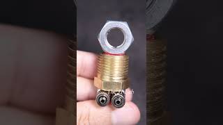 Homemade Hydraulic pump from brass  The H Lab part2 shorts [upl. by Dalpe]