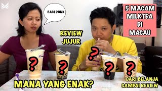 NYOBA 5 MACAM MILKTEA MANA YANG LEBIH ENAK  MILKTEA REVIEW [upl. by Nairdna63]