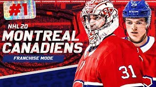 NHL 20 MONTREAL CANADIENS FRANCHISE MODE  SEASON 1 [upl. by Yesnyl]