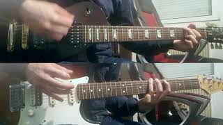 Gilby Clarke  Hunting Dogs intro amp solo cover [upl. by Narud150]