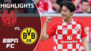 Mainz vs Borussia Dortmund  Bundesliga Highlights  ESPN FC [upl. by Nautna]