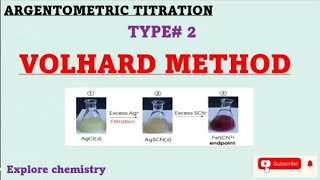 Volhard Method  Argentometric titration  Precipitation titration  viva questionspracticalppsc [upl. by Bale161]