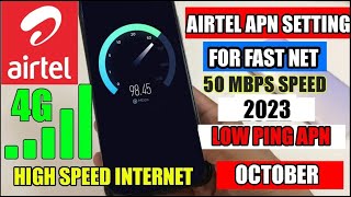 Airtel APN Settings 2023  Airtel Internet Not Working  Airtel Network Problem Fix  Increase Speed [upl. by Enahpets]