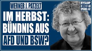 Werner J Patzelt Koalition aus AfD und Bündnis Sahra Wagenknecht in Sachsen [upl. by Okier]