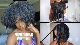 THE PERFECT TWISTOUT TUTORIAL on Natural Hair PT 2  DETAILED amp EASY [upl. by Bronny664]