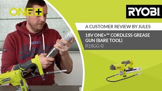 Ryobi 18V ONE™ Cordless Grease Gun R18GG0 [upl. by Rosmunda]