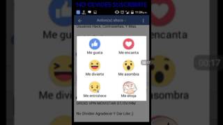 Facebook lite con Reacciones 2017 DESCARGA [upl. by Aicirpac85]