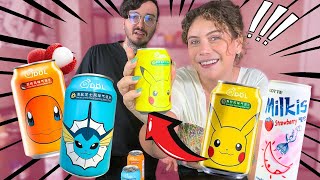 Provando REFRIGERANTES do POKEMON sabor QUEIJO   E UM BÔNUS [upl. by Releehw]