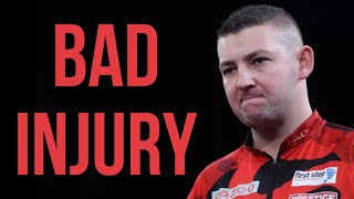 ARM INJURY Forces Nathan Aspinall to Take DARTS BREAK [upl. by Teage254]