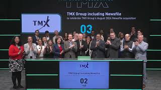 TMX Group and TMX Including Newsfile Close the Market Tuesday October 22 2024 [upl. by Aicileb]