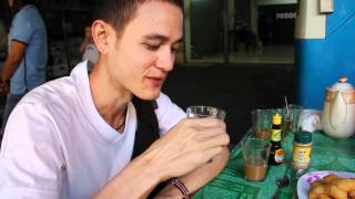 Thai Breakfast and Aphrodisiac ไข่ลวก Soft Boiled Egg Shot [upl. by Acnairb]