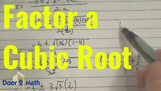 HOW TO FACTOR A CUBIC ROOT  Solve X3  2160  Algebra [upl. by Asilrac134]