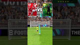 Alisson vs Jorginho 🔥 penalty kick 😱 efootball2024 efootball vs fifa viral shorts [upl. by Waly122]