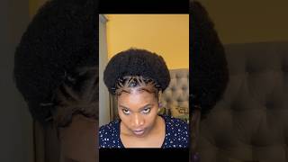 Easy natural hairstyles on 4a4b short hair hairstyles easyhairstyles shorts naturalhairstyles [upl. by Sheridan]