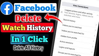 How To Delete Facebook Watched Videos History 2023  Delete All History On Facebook In 1 Click [upl. by Cerracchio]