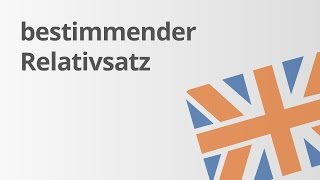 Bestimmende Relativsätze mit präpositionalen Verben  Übungsvideo  Englisch  Grammatik [upl. by Bela]