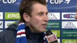 Sampdoria  Siviglia 10 gol di Bottinelli e intervista a Cassano 181208 [upl. by Gorton]