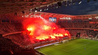 Spectacol total în Ghencea la marele derby Steaua  Dinamo  4K [upl. by Siward]