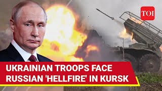 Kursk Battle Putins Men Burn 29 Ukrainian Tanks Wipe Out 1300 Troops  Watch Russian Footage [upl. by Yesnik]