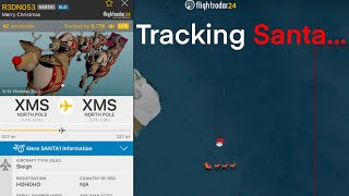 Tracking SANTA on FlightRadar24 [upl. by Welford545]