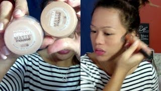 REVIEW Maybelline Dream Matte Mousse Foundation [upl. by Oirom172]