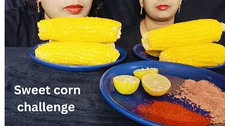 Sweet Corn eating challengefood challengeCorn competitionCrazy Sweet Corn Challenge [upl. by Rosetta]