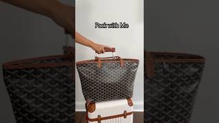 Pack wMe ft Amazon Faves and my Goyard Artois whatsinmybag packwithme goyard luxurybags [upl. by Greerson]