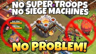 Best TH11 Attack Strategies with NO SUPER TROOPS and NO SIEGE MACHINES Clash of Clans [upl. by Marino659]