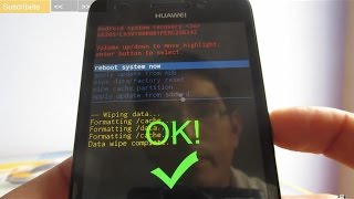 Reseteo de fábrica  Hard Reset al celular Huawei G620S [upl. by Grantham]