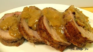 Stuffed Pork Loin Recipe  How to Butterfly and Stuff Pork Loin [upl. by Ransome]