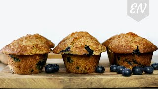 Bakerystyle Blueberry Muffins with Streusel Topping  Williams Kitchen [upl. by Ardnaek119]