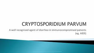 Cryptosporidium parvum [upl. by Bradwell]