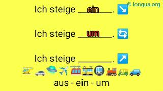 sich freuen uns auf  über passen zu gehören zu wechseln ändern umtauschen Was macht man mit G [upl. by Ellenaej]