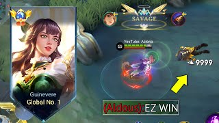 EXP LANE GUINEVERE 1 SHOT TRICK enemy underestimate exp lane Guinevere💀  MLBB [upl. by Yehudit]