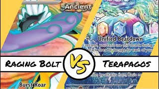 TCs Rockets Pokemon Weekly Tournament POV  R2 Raging Bolt vs Terapagos  October 23 2024 [upl. by Annaiuq]