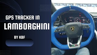 GPS TRACKER INSTALLATION IN LAMBORGHINI lamborghini gps [upl. by Iggie305]