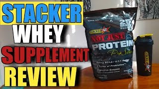 Stacker 2 Not Just Protein  Stacker Whey  Supplement REVIEW [upl. by Jamil366]