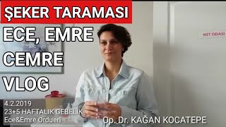 GEBELİKTE 50 GRAM GLİKOZ İLE ŞEKER TARAMA TESTİ NASIL YAPILIR  YÜKLEME TESTİ NEDİR  VLOG [upl. by Ellerrad]