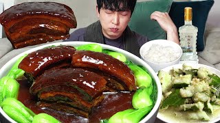 살살 녹는 동파육 육즙이 미쳤잖어Ft오이무침 혼술 리얼먹방 DongpayukBraised Pork belly MUKBANG ASMR EATINGSHOW [upl. by Nail]