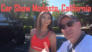 5 CAR SHOW with AMERICAN beautiful MODELS in CALIFORNIA carshow automobile roadtrip modesto [upl. by Ham529]