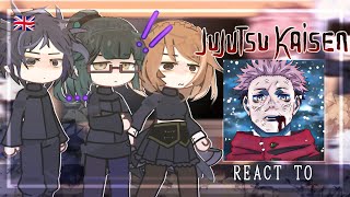 Jujutsu Kaisen React to Itadori Yuji  Shibuya Arc  JJK  Gacha Club [upl. by Mllly803]