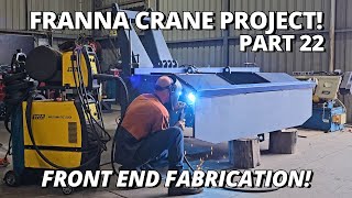 Front End FABRICATION amp NEW Cab Build Begins  Franna Crane Project  Part 22 [upl. by Yehsa]